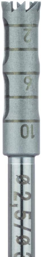 Trefina 10mm de acero inox 229RF.RAL.025