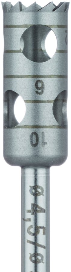 Trefina 10mm de acero inox 229RF.RAL.045