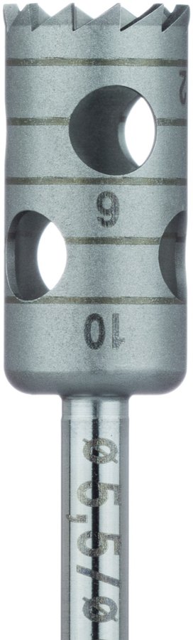 Trefina 10mm de acero inox 229RF.RAL.055