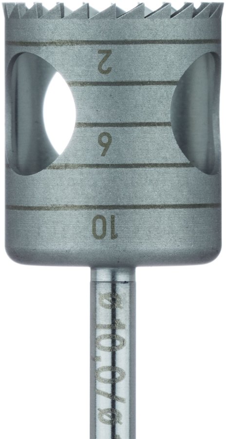 Trefina 10mm de acero inox 229RF.RAL.100
