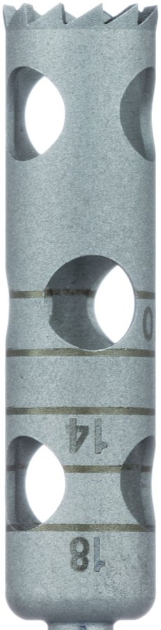 Trefina 18mm de acero inox 229XLRF.RAL.045