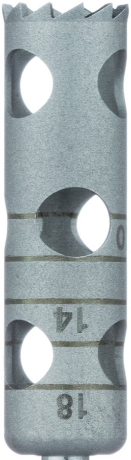 Trefina 18mm de acero inox 229XLRF.RAL.050