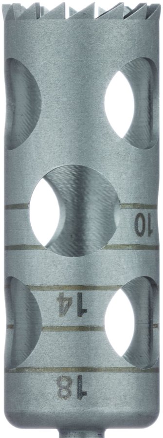 Trefina 18mm de acero inox 229XLRF.RAL.070