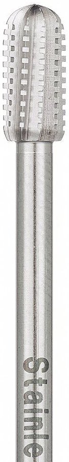 Fresa barril de acero inox
