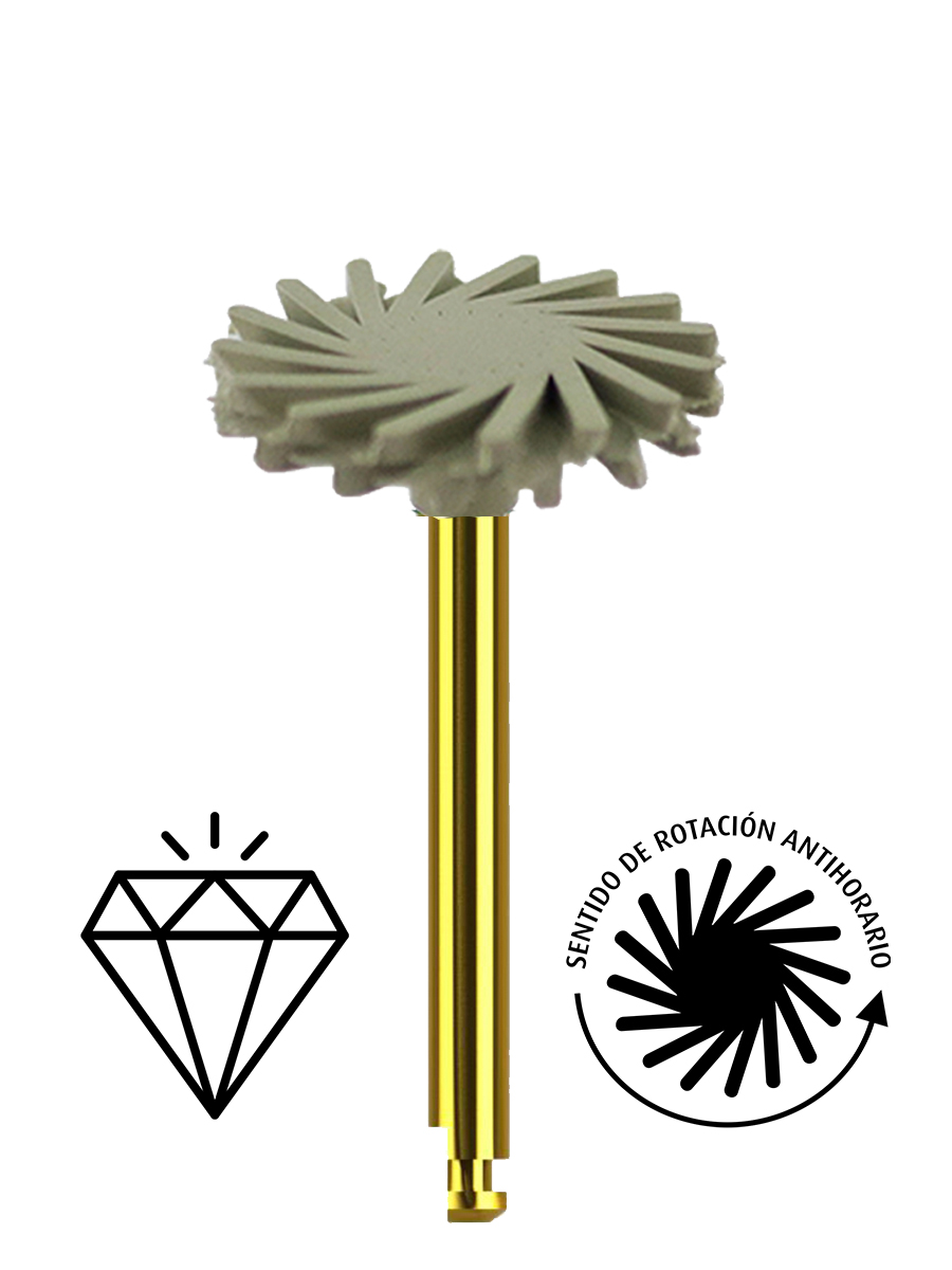 Pulidor Swivel diamantado para composite fino 9837.RA.140