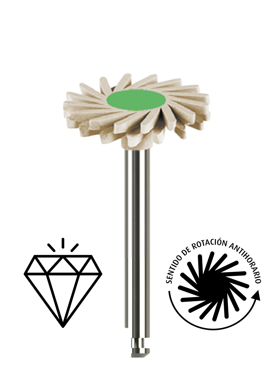 Pulidor Swivel para Di-Silicato fino