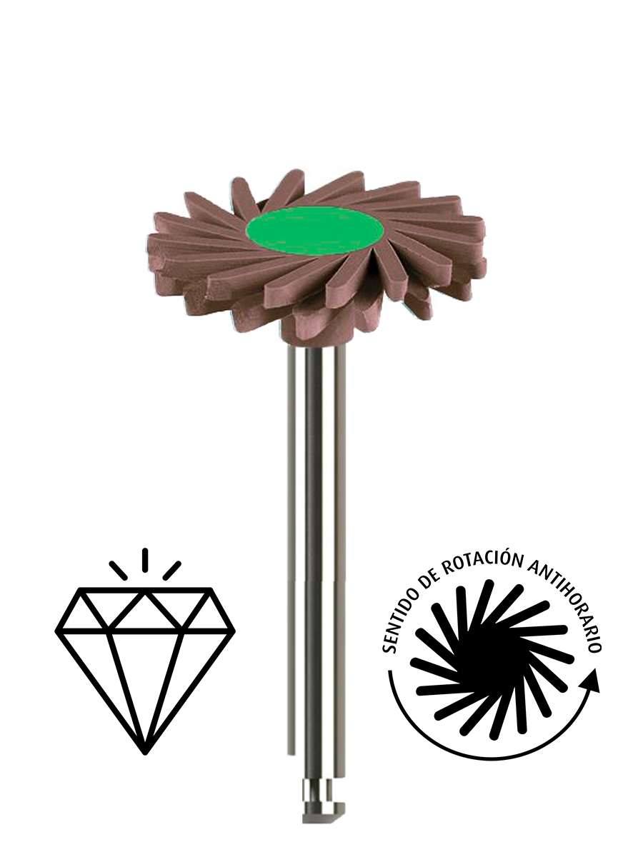 Pulidor Swivel para Di-Silicato medio