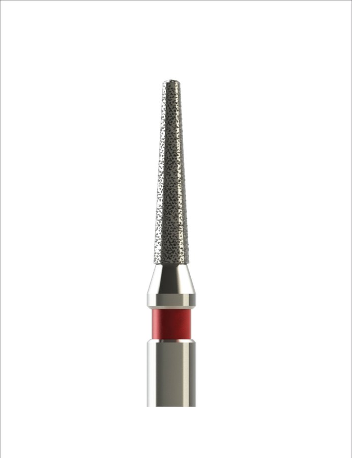 Fresa diamante cónica multiradios para el registro Cad-Cam WD203F.FG.012