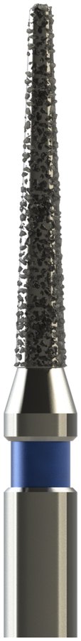 Fresa diamante cónica larga multiradios para el registro Cad-Cam