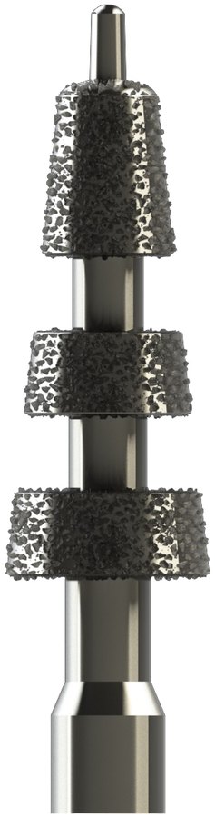 Fresa diamante donut cónica con punta tope para PRP-Carillas WD510.FG.030