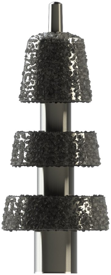Fresa diamante donut cónica con punta tope para PRP-Carillas WD510.FG.034