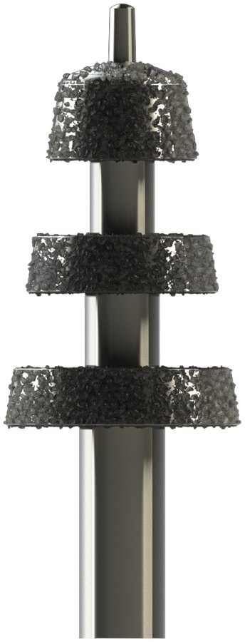 Fresa diamante donut cónica con punta tope para PRP-Carillas WD510.FG.046