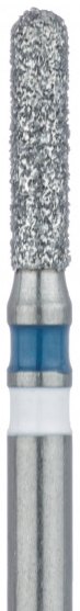 Fresa diamante premium cilíndrica punta redondeada para Zirconio