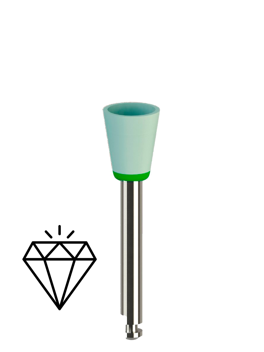 Pulidor copa para Zirconio fino