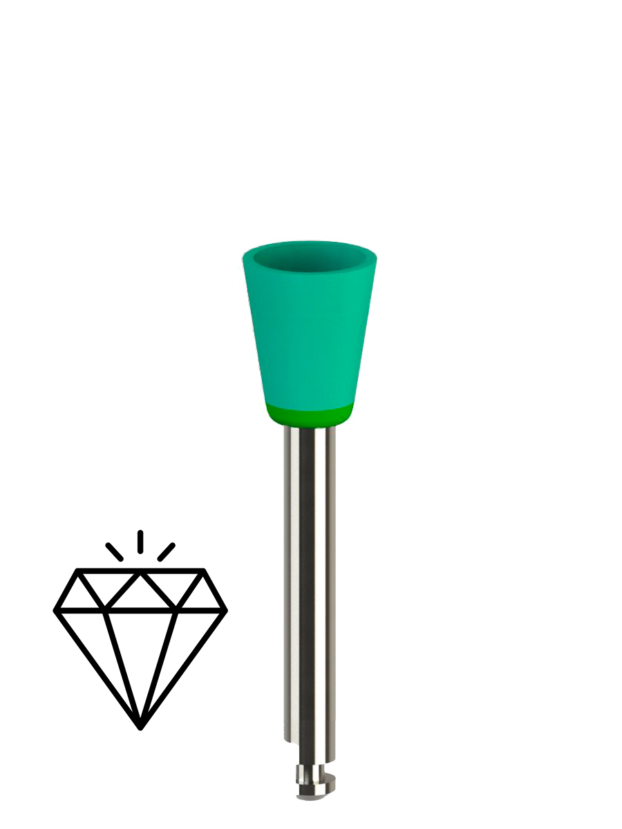 Pulidor copa para Zirconio medio