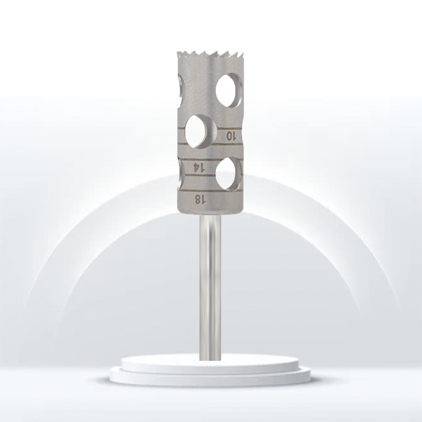 Trefina 18mm de acero inox
