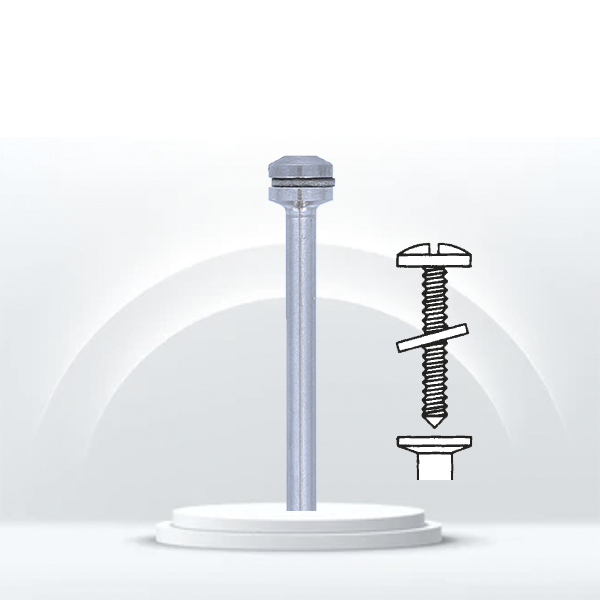 Mandril acero inox para discos HP