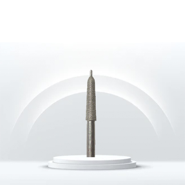 Fresa diamante cónica con punta guía