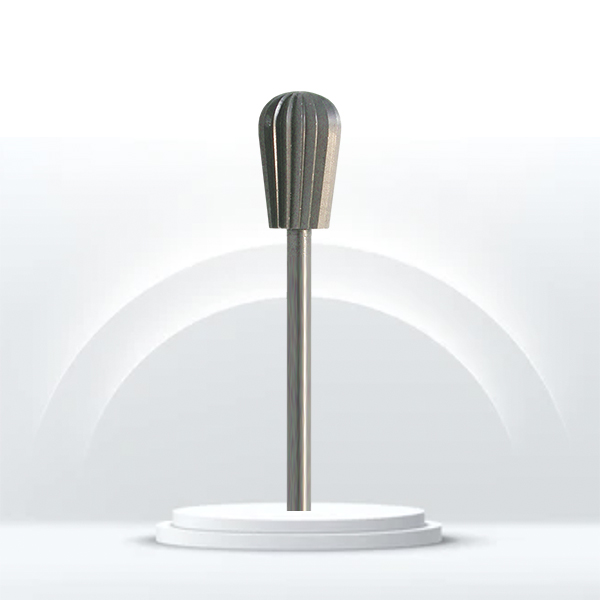 Fresa pera invertida de acero