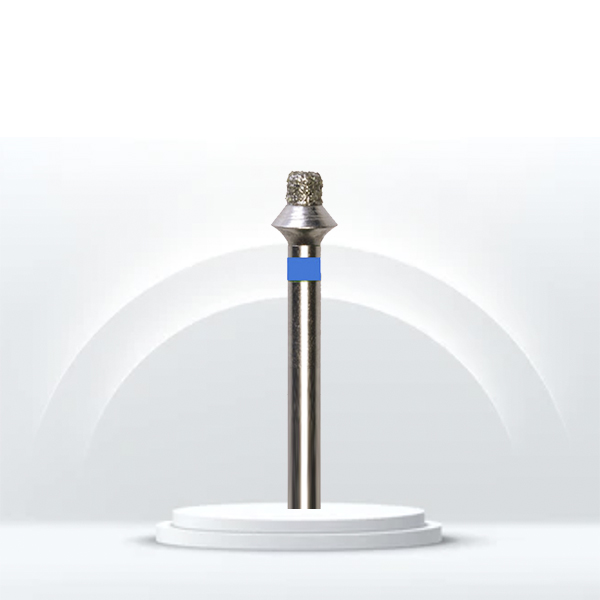 Fresa diamante cilindrica con tope