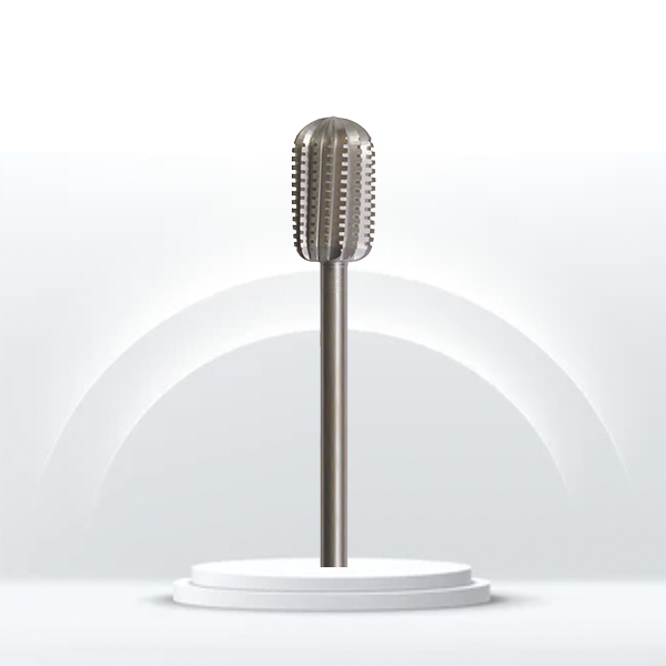 Fresa barril de acero inox