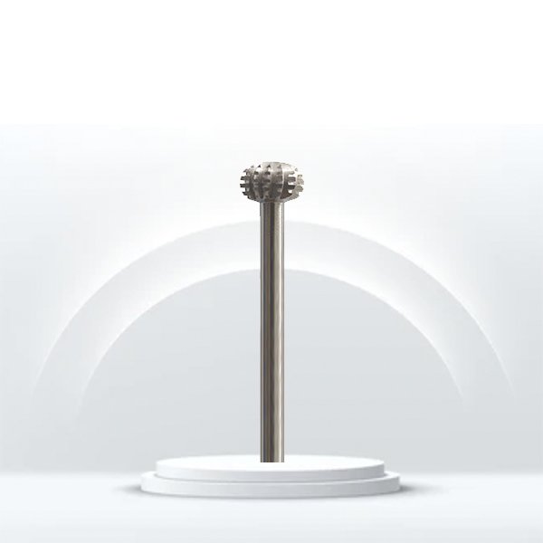 Fresa bola plana de Acero Inox