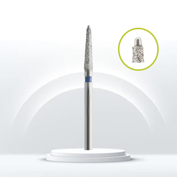 Fresa cónica diamante punta inactiva