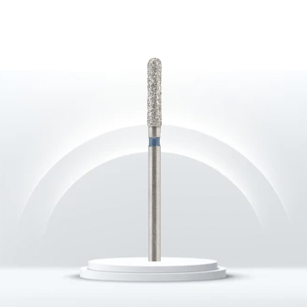 Fresa cilíndrica punta redondeada diamante