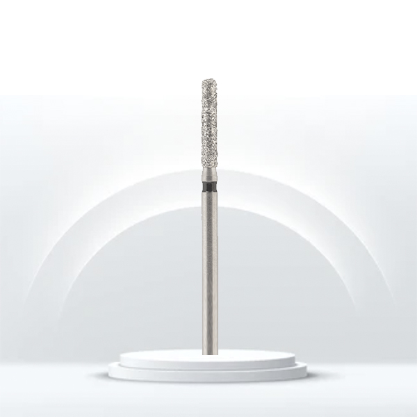 Fresa cilíndrica punta redondeada diamante