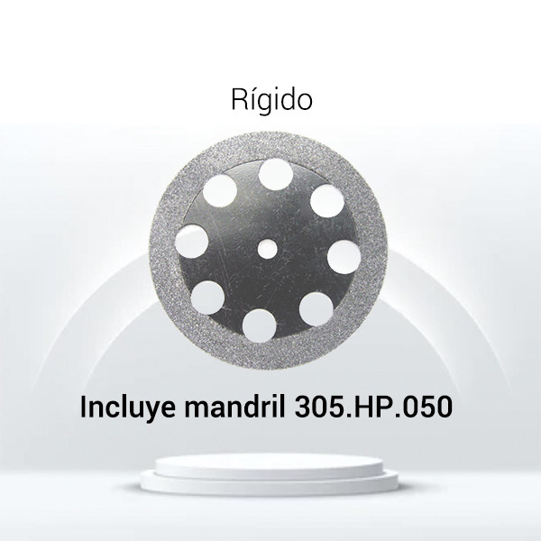 Disco rígido diamante en el borde ventilado L. 0.45mm