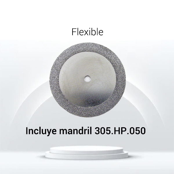 Disco flexible diamante en el borde L. 0,3mm