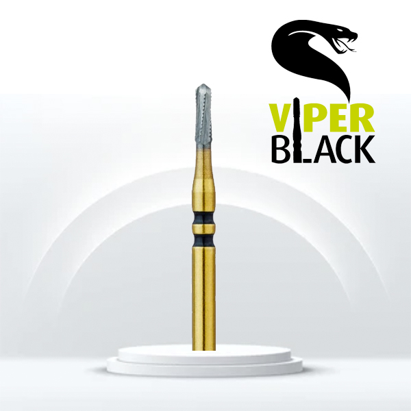 Fresa carburo Viper Black cilínidrica punta redondeada para cortar metal