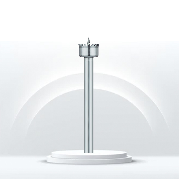 Trefina con punch de acero inox