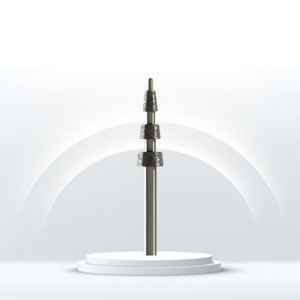 Fresa diamante donut cónica con punta tope para PRP-Carillas