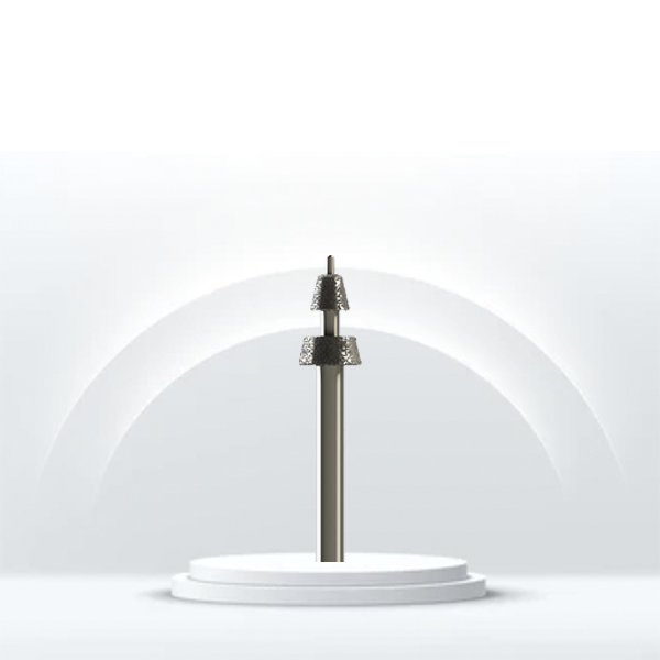 Fresa diamante donut cónica con punta tope para PRP-Carillas