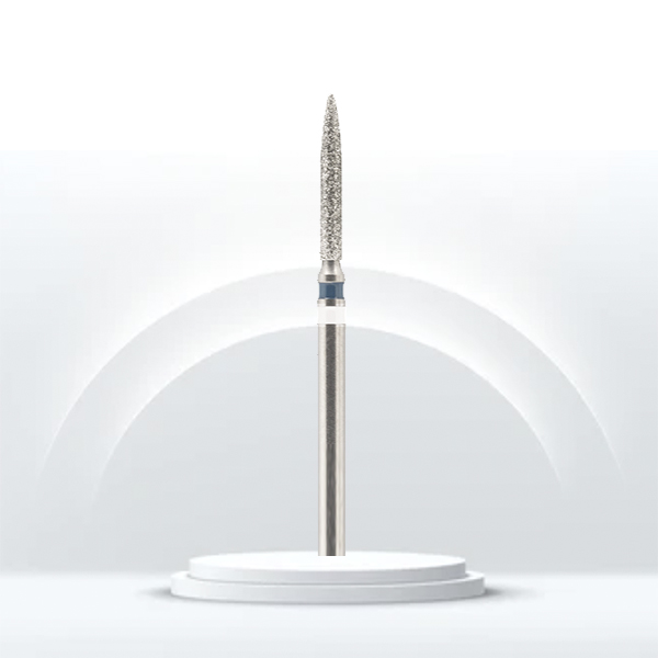 Fresa diamante premium llama puntiaguda para Zirconio