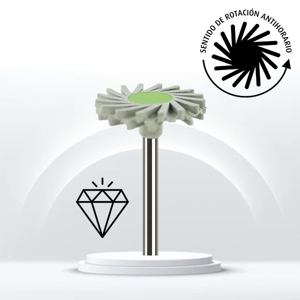 Pulidor Swivel para Zirconio fino