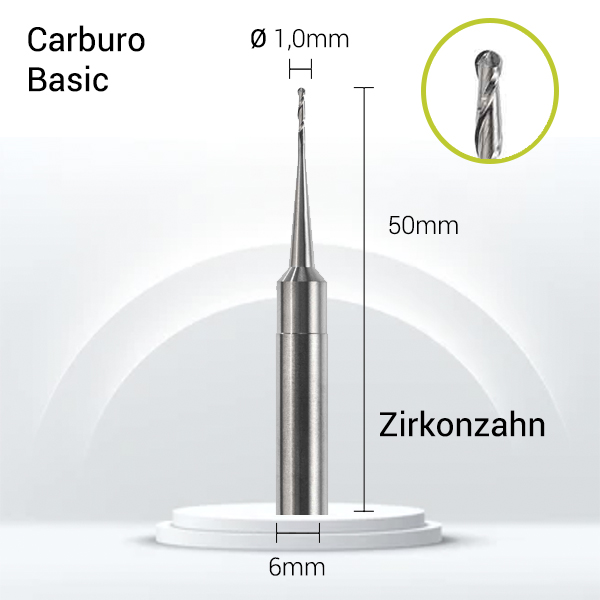 Carburo 6mm para PMMA,Cera